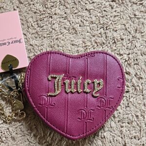 Juicy Couture Fuchsia Heart Key Holder